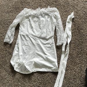 Mini, wedding guest dress, white